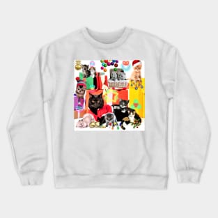 Christmas Pussy Cats Crewneck Sweatshirt